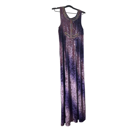 NWT Free People Hello Gorgeous Velvet Maxi Dress Womens Small Sleeveless‎ $268 - Picture 2 of 6
